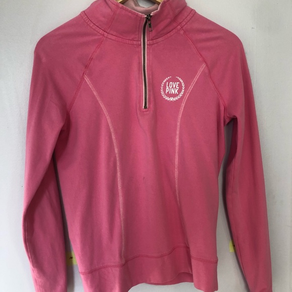 LOVE PINK quarter zip